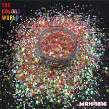 Load image into Gallery viewer, TCT-561 Chunky Rainbow Iridescent Rainbow Sparkle Glitter For Nails Lipstick PBT Material