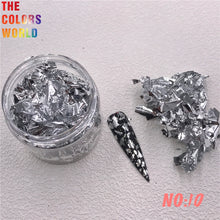 Load image into Gallery viewer, Foil Flakes Nail Art Foil Chips Foil Paillette Confetti Resin Mold Fillings Magic Irregular Foil