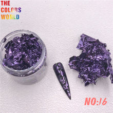 Load image into Gallery viewer, Foil Flakes Nail Art Foil Chips Foil Paillette Confetti Resin Mold Fillings Magic Irregular Foil