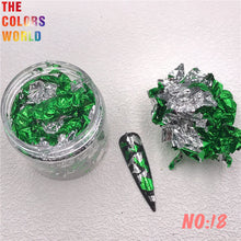 Load image into Gallery viewer, Foil Flakes Nail Art Foil Chips Foil Paillette Confetti Resin Mold Fillings Magic Irregular Foil