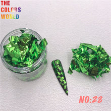 Load image into Gallery viewer, Foil Flakes Nail Art Foil Chips Foil Paillette Confetti Resin Mold Fillings Magic Irregular Foil