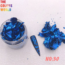Load image into Gallery viewer, Foil Flakes Nail Art Foil Chips Foil Paillette Confetti Resin Mold Fillings Magic Irregular Foil