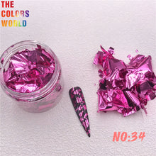 Load image into Gallery viewer, Foil Flakes Nail Art Foil Chips Foil Paillette Confetti Resin Mold Fillings Magic Irregular Foil