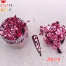 Load image into Gallery viewer, Foil Flakes Nail Art Foil Chips Foil Paillette Confetti Resin Mold Fillings Magic Irregular Foil