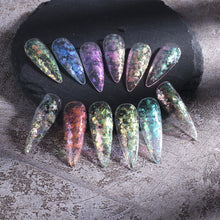 Load image into Gallery viewer, TCT-600 Polarizing Opal Flake Blue Iridescent Confetti Nails Glitter ногти дизайн светящиеся uñas Manicure Festival Accessories