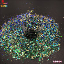 Load image into Gallery viewer, Holographic Chameleon Shift Color Chunky Glitter