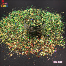 Load image into Gallery viewer, Holographic Chameleon Shift Color Chunky Glitter