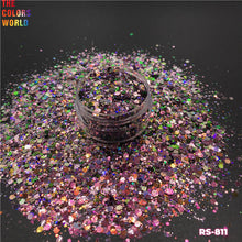 Load image into Gallery viewer, Holographic Chameleon Shift Color Chunky Glitter