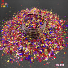 Load image into Gallery viewer, Holographic Chameleon Shift Color Chunky Glitter