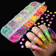 Load image into Gallery viewer, TCST-024 Fruit Polymer Clay Hot Soft Clay Fruta Sprinkles Nails Decoration Manicure Crafts
