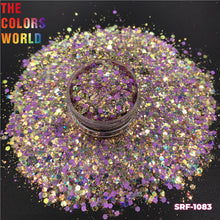 Load image into Gallery viewer, Holographic Iridescent Rainbow chunky