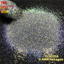 Load image into Gallery viewer, Holographic Sliver Cat Eyes Glitter