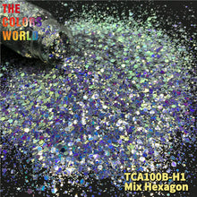 Load image into Gallery viewer, Holographic Sliver Cat Eyes Glitter