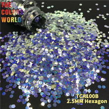 Load image into Gallery viewer, Holographic Sliver Cat Eyes Glitter