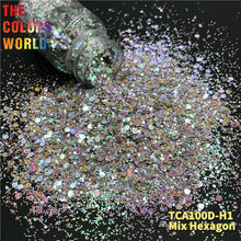 Load image into Gallery viewer, Holographic Sliver Cat Eyes Glitter