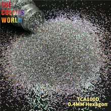 Load image into Gallery viewer, Holographic Sliver Cat Eyes Glitter