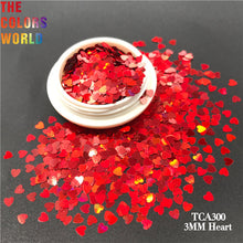 Load image into Gallery viewer, Holographic Heart Valentine's Day Glitter