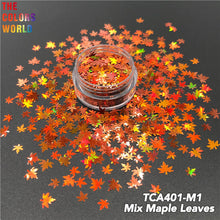 Load image into Gallery viewer, Autumn Maple Leaf Mix Glitter