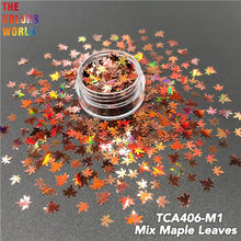 Load image into Gallery viewer, Autumn Maple Leaf Mix Glitter