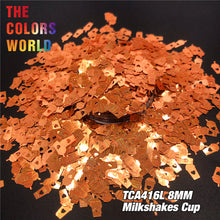 Load image into Gallery viewer, Milkshake Cup Shape Glitter TCA416L