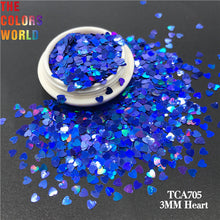 Load image into Gallery viewer, Holographic Heart Valentine's Day Glitter
