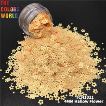 Load image into Gallery viewer, Flower Shape Solvent Resistant Glitter