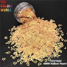 Load image into Gallery viewer, Hollow Heart Solvent Resistant Glitter