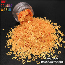 Load image into Gallery viewer, Hollow Heart Solvent Resistant Glitter