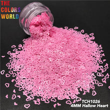 Load image into Gallery viewer, Hollow Heart Solvent Resistant Glitter