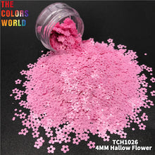 Load image into Gallery viewer, Flower Shape Solvent Resistant Glitter