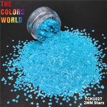 Load image into Gallery viewer, Solvent Resistant Star Glitter Shape