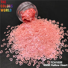 Load image into Gallery viewer, Hollow Heart Solvent Resistant Glitter