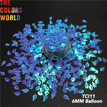 Load image into Gallery viewer, Pearlescent Iridescent Balloon Shape Glitter
