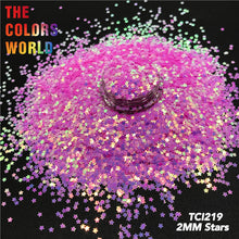 Load image into Gallery viewer, Iridescent Star Shape Glitter