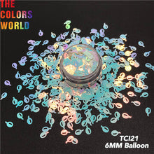 Load image into Gallery viewer, Pearlescent Iridescent Balloon Shape Glitter