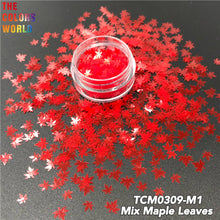 Load image into Gallery viewer, Autumn Maple Leaf Mix Glitter