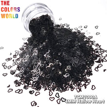 Load image into Gallery viewer, Hollow Heart Solvent Resistant Glitter