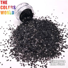 Load image into Gallery viewer, Solvent Resistant Star Glitter Shape