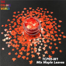 Load image into Gallery viewer, Autumn Maple Leaf Mix Glitter