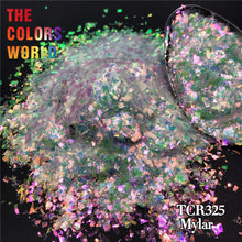 Load image into Gallery viewer, TCT-654 Irregular Mylar Shards Nail Glitter High Brightness White Rainbow Decoration Manicure Festival Accessories Bulk Supplier