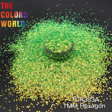 Load image into Gallery viewer, Iridescent Rainbow Hexagon Glitter