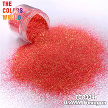 Load image into Gallery viewer, Iridescent Rainbow Color Glitter Powder