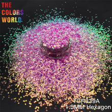 Load image into Gallery viewer, Iridescent Rainbow Hexagon