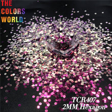 Load image into Gallery viewer, Color Shift Hexagon Glitter