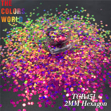 Load image into Gallery viewer, Color Shift Hexagon Glitter