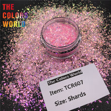 Load image into Gallery viewer, TCT-606 Rainbow Shinning Irregular Shards Nails Glitter Makeup Decoration Nail Design
