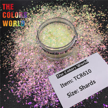 Load image into Gallery viewer, TCT-606 Rainbow Shinning Irregular Shards Nails Glitter Makeup Decoration Nail Design