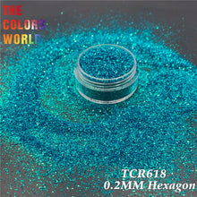 Load image into Gallery viewer, TCT-673 Hexagon Nails Glitter High Brightness Rainbow Decoration Nagel Manicure uñas