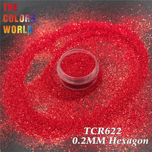 Load image into Gallery viewer, TCT-673 Hexagon Nails Glitter High Brightness Rainbow Decoration Nagel Manicure uñas
