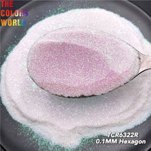 Load image into Gallery viewer, Iridescent Rainbow White Color With Colorful Glitter